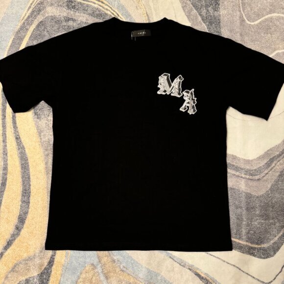 Amiri Angels Black Tee Mens Size Medium or Large - Picture 1 of 4